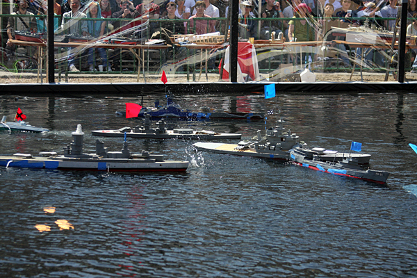WWCC RC warship combat event, May 17 & 18, 2014 at California Maker Faire